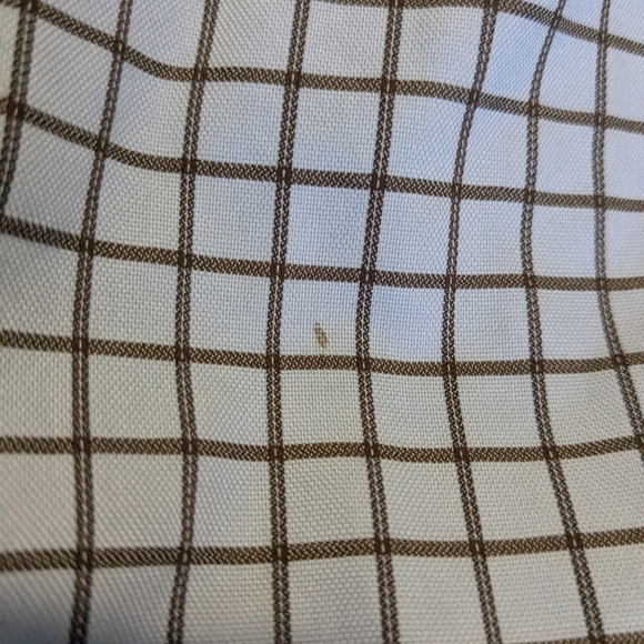 Hudson Room Fitted, Plaid Long Sleeve Shirt, Blue/Grey. 17.5/34 - Picture 10 of 10